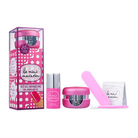Le Mini Macaron Gel Manicure Kit Strawberry Pink 